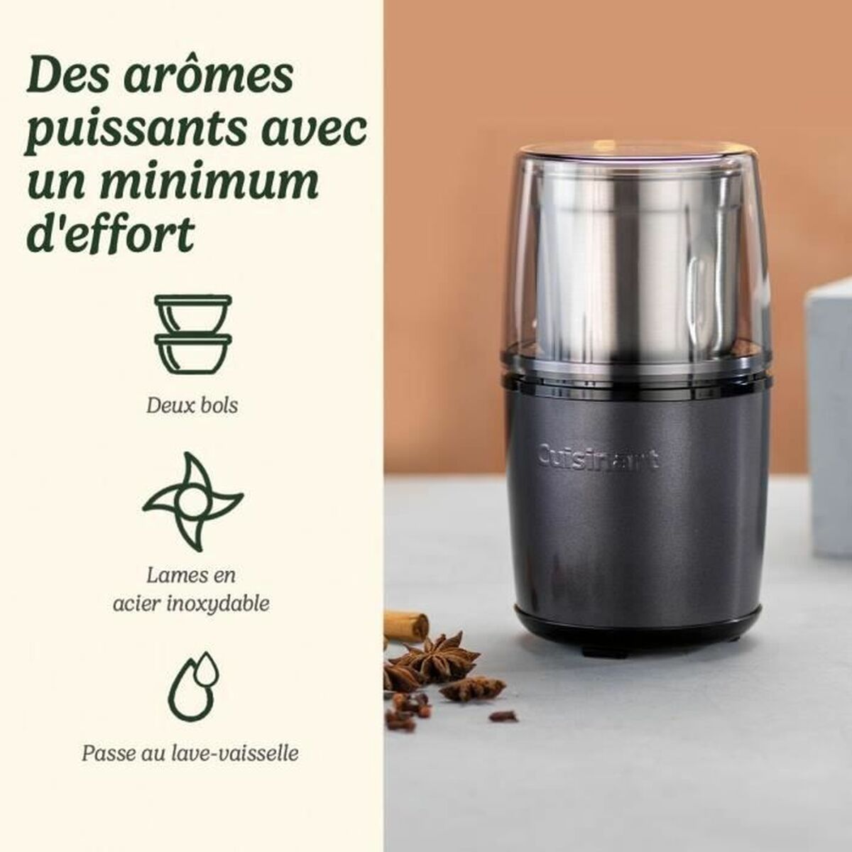 Spice Grinder Cuisinart Blue Electric