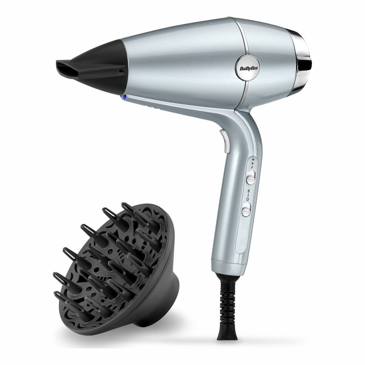 Hairdryer Babyliss D773DE 2100 W Blue Metallic Hairdryer Babyliss D773DE 2100 W Blue Metallic