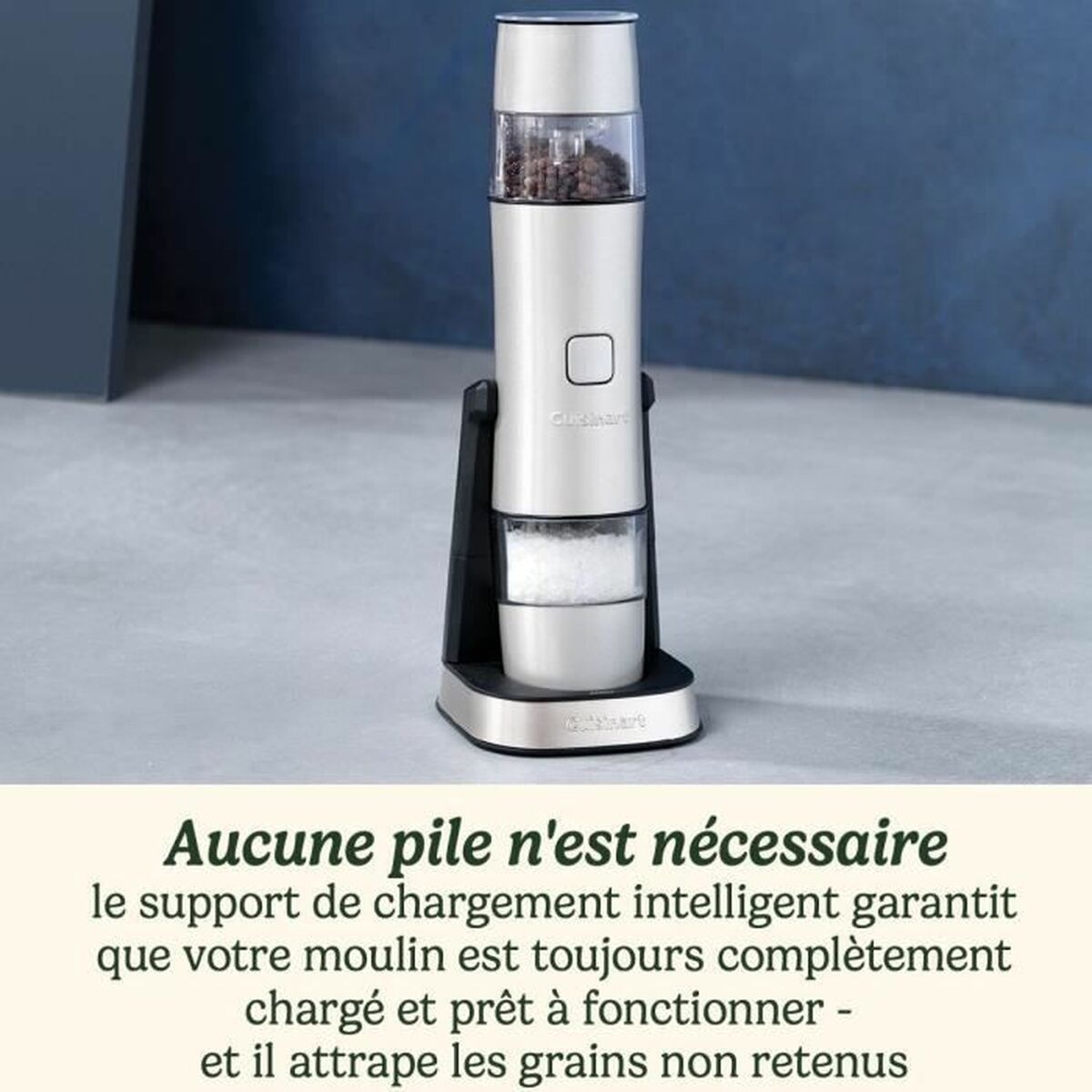 Pepper Mill Cuisinart SG6SE Pearl Gray Ceramic Electric