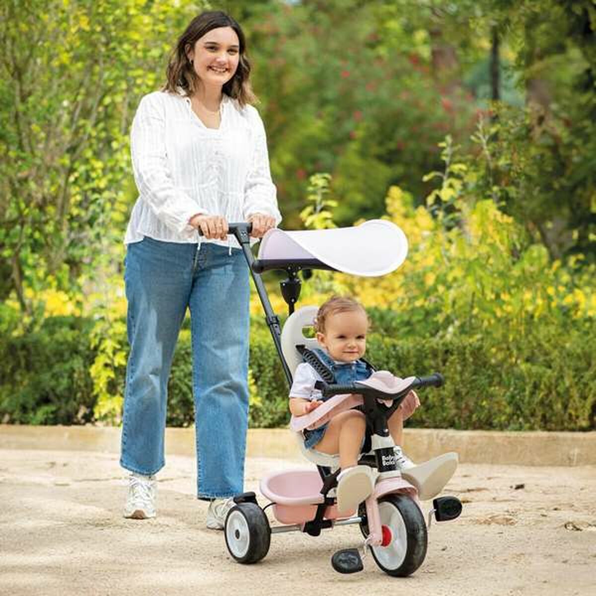Tricycle Smoby Paseo para bebs Pink