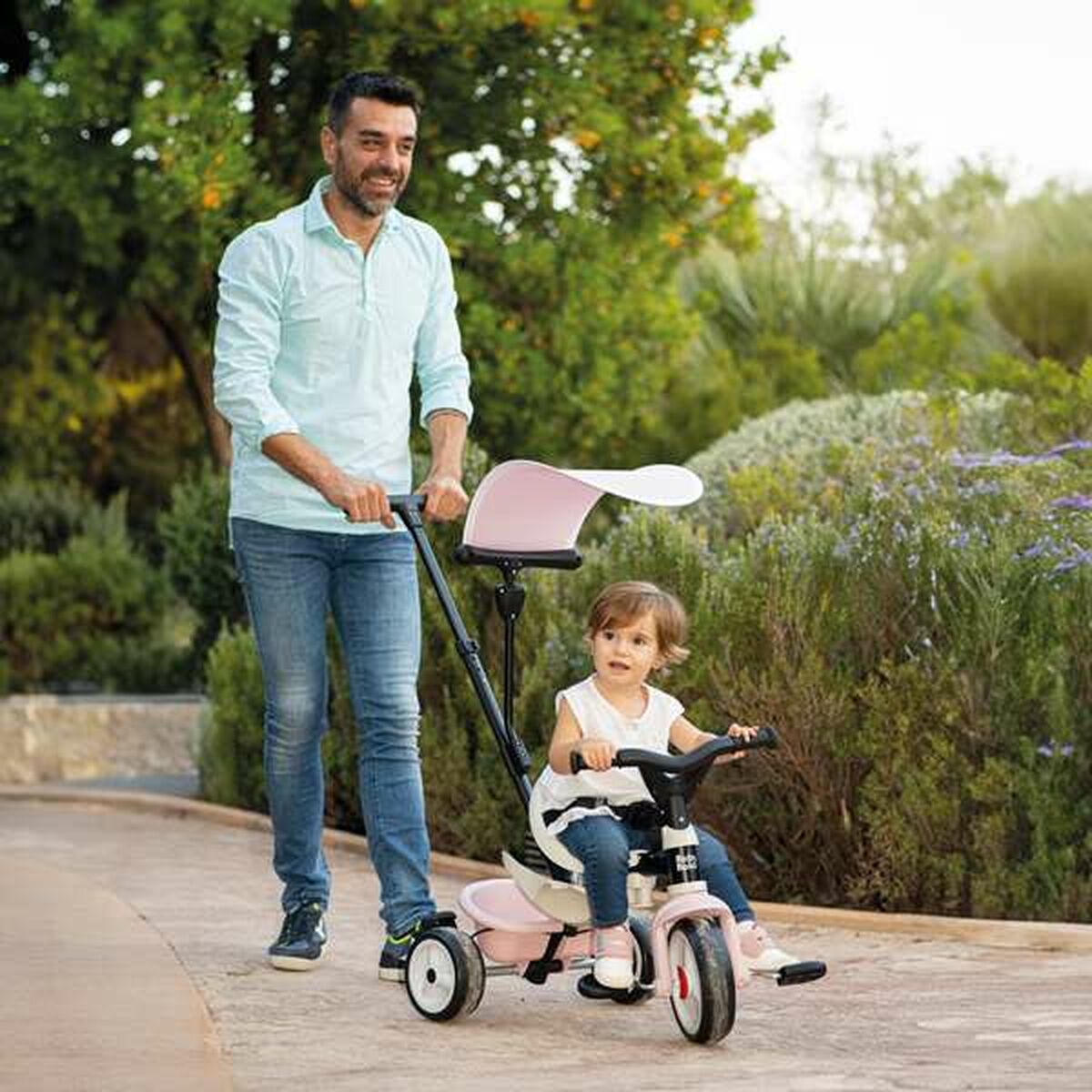Tricycle Smoby Paseo para bebs Pink