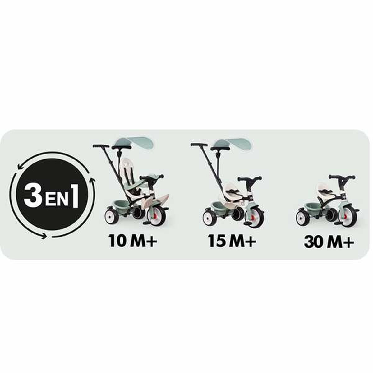 Tricycle Smoby S.Life Balade Multicolour