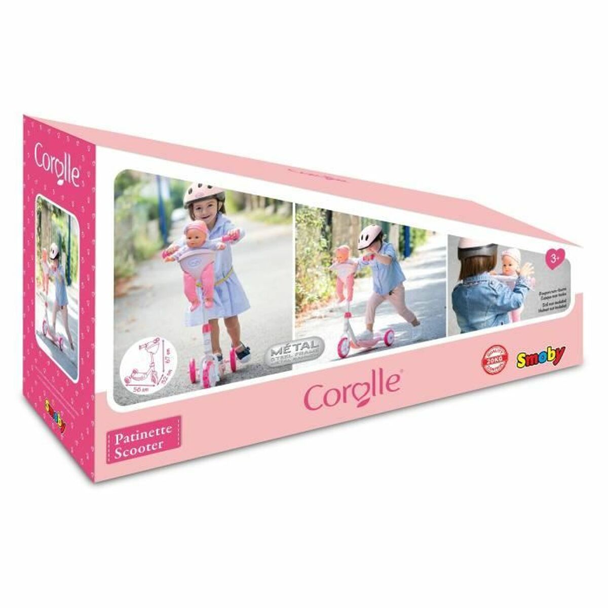 Scooter Smoby Pink
