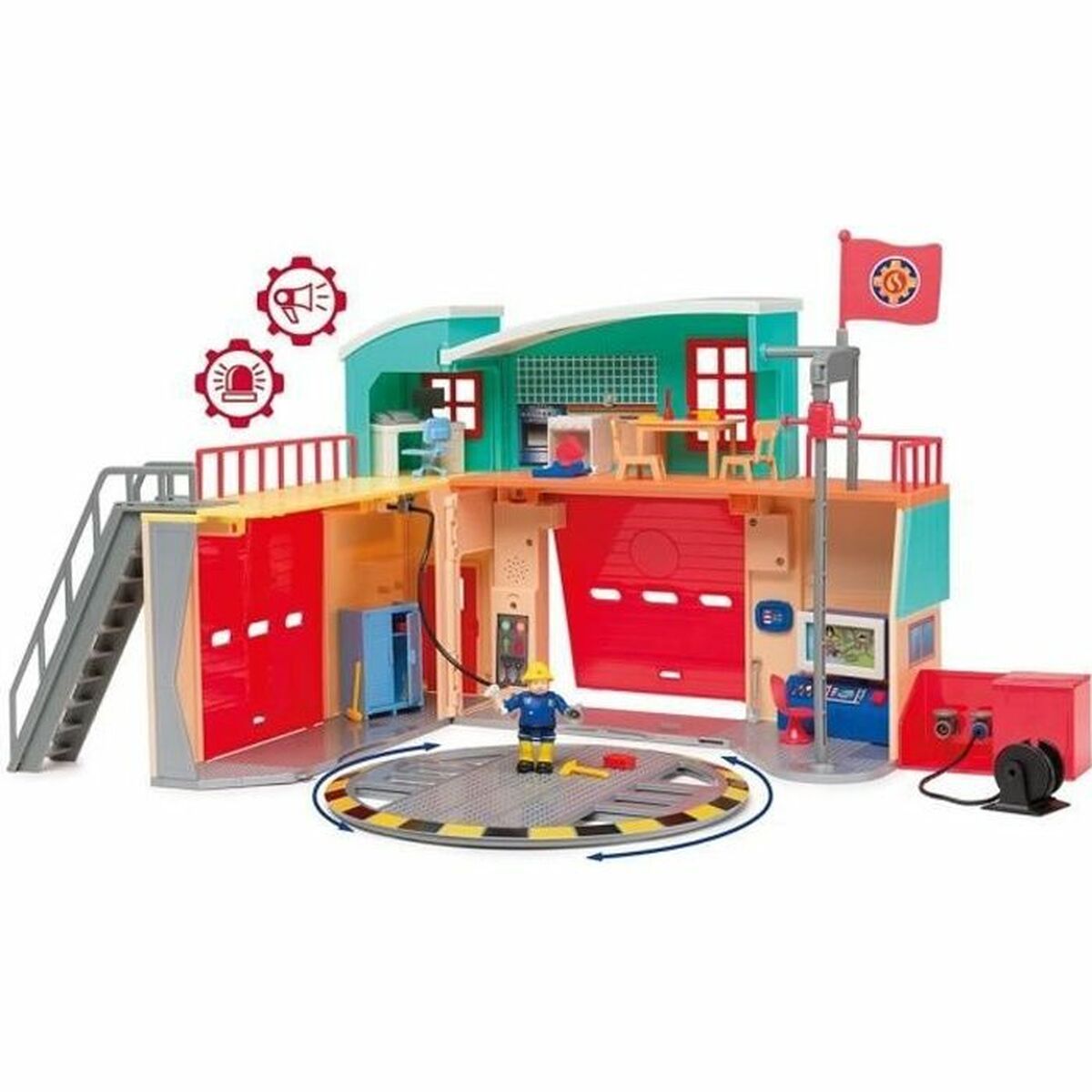 Playset Smoby Caserne de Pompiers lectronique