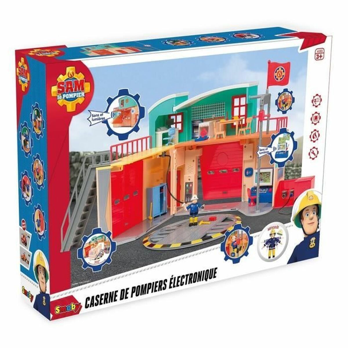 Playset Smoby Caserne de Pompiers lectronique