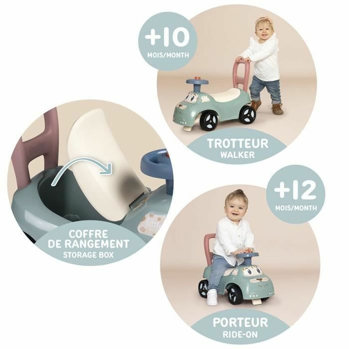 Ride-on toy Smoby White