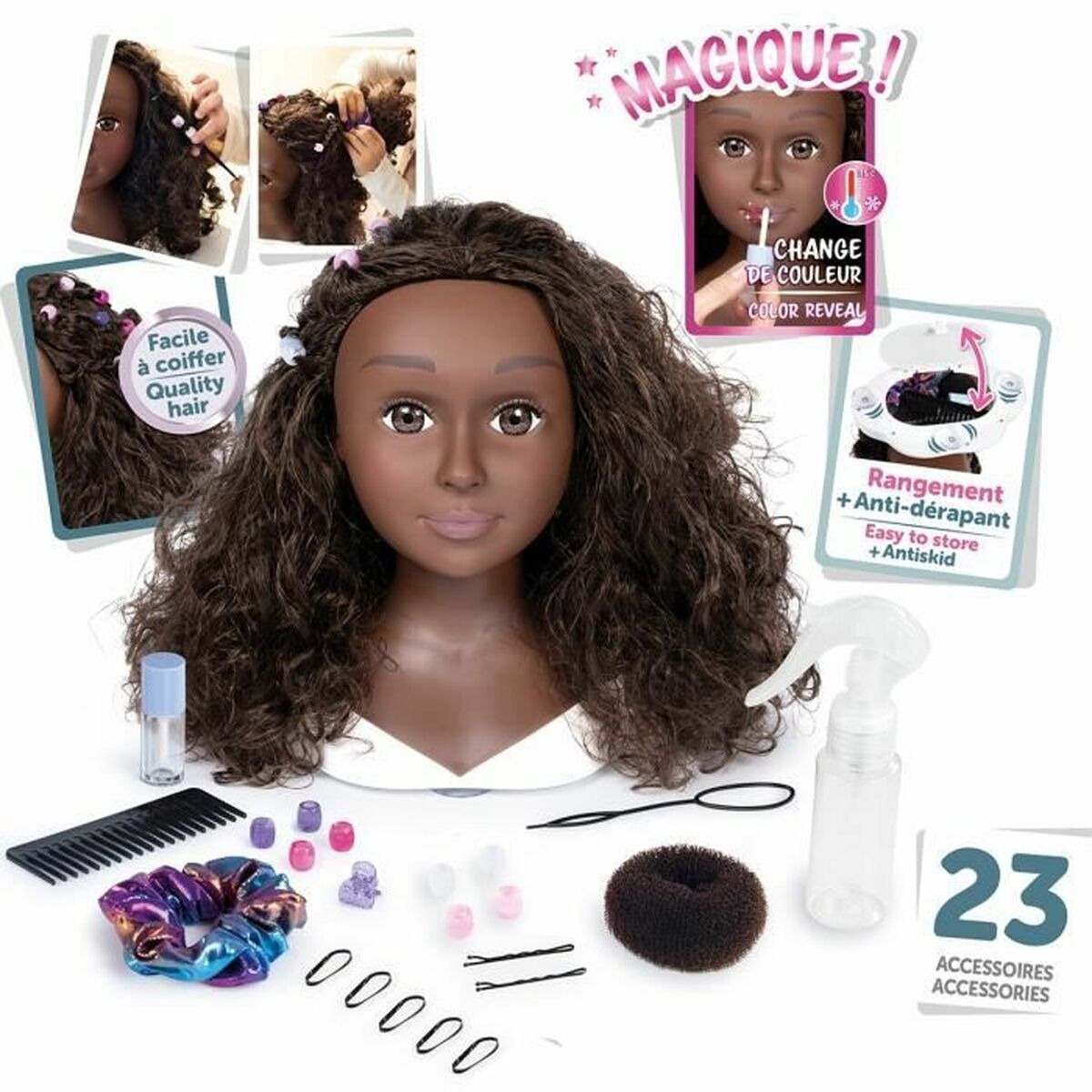 Baby Doll with Accessories Smoby Easy to style