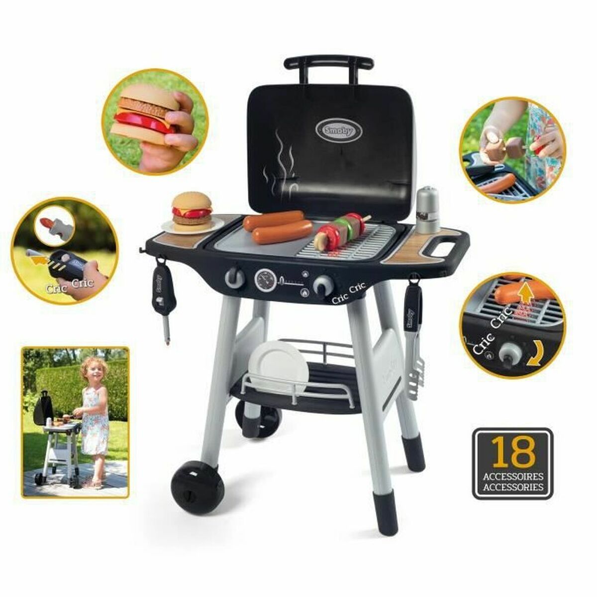 Toy BBQ Smoby 312001 Toy BBQ Smoby 312001