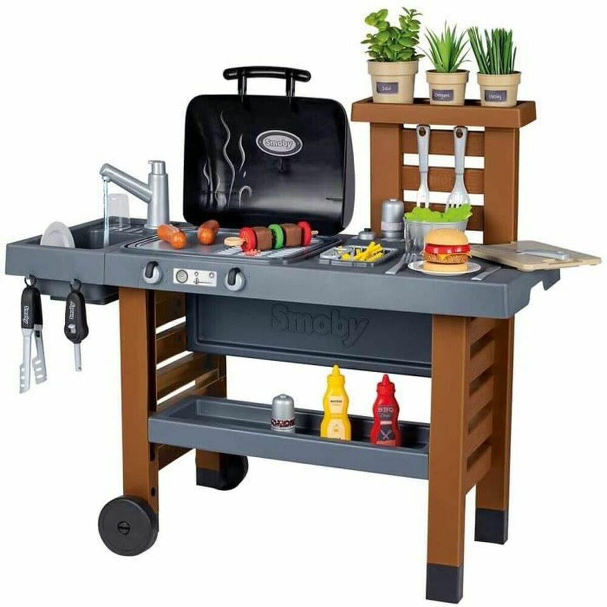 Toy kitchen Smoby Garden Kitchen Barbecue 43 Pieces Toy kitchen Smoby Garden Kitchen Barbecue 43 Pieces