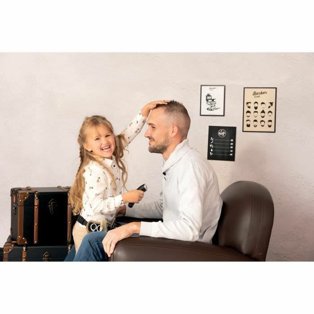 Children’s Make-up Set Smoby BARBER & CUT BELT Black