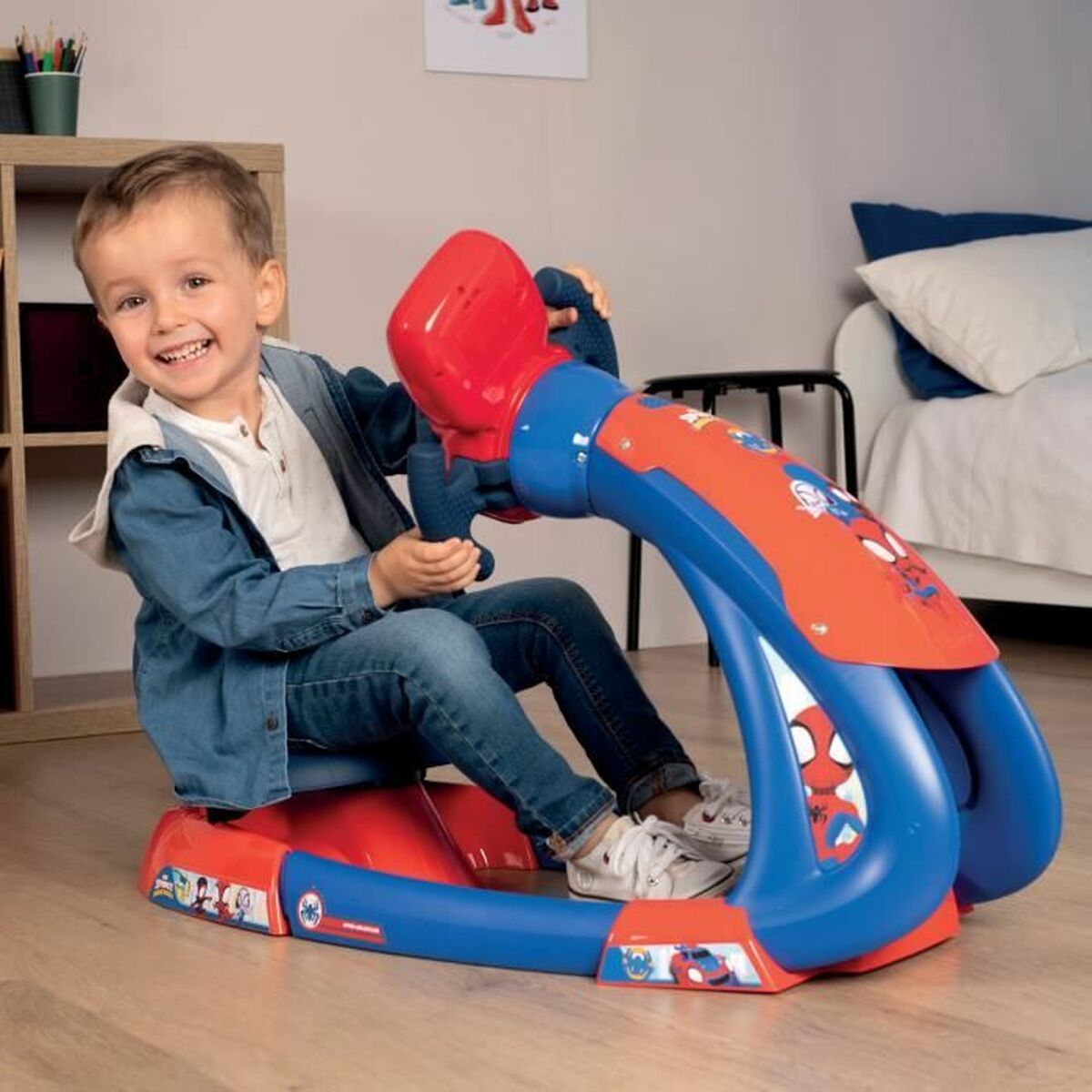 Racing seat Spidey Amazing friends Children’s Steering wheel