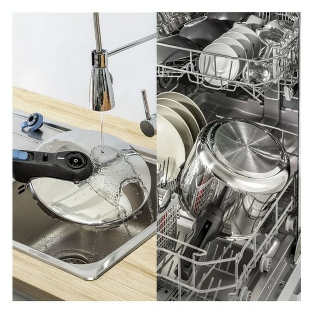 Pressure cooker Tefal P2584301 Stainless steel 6 L