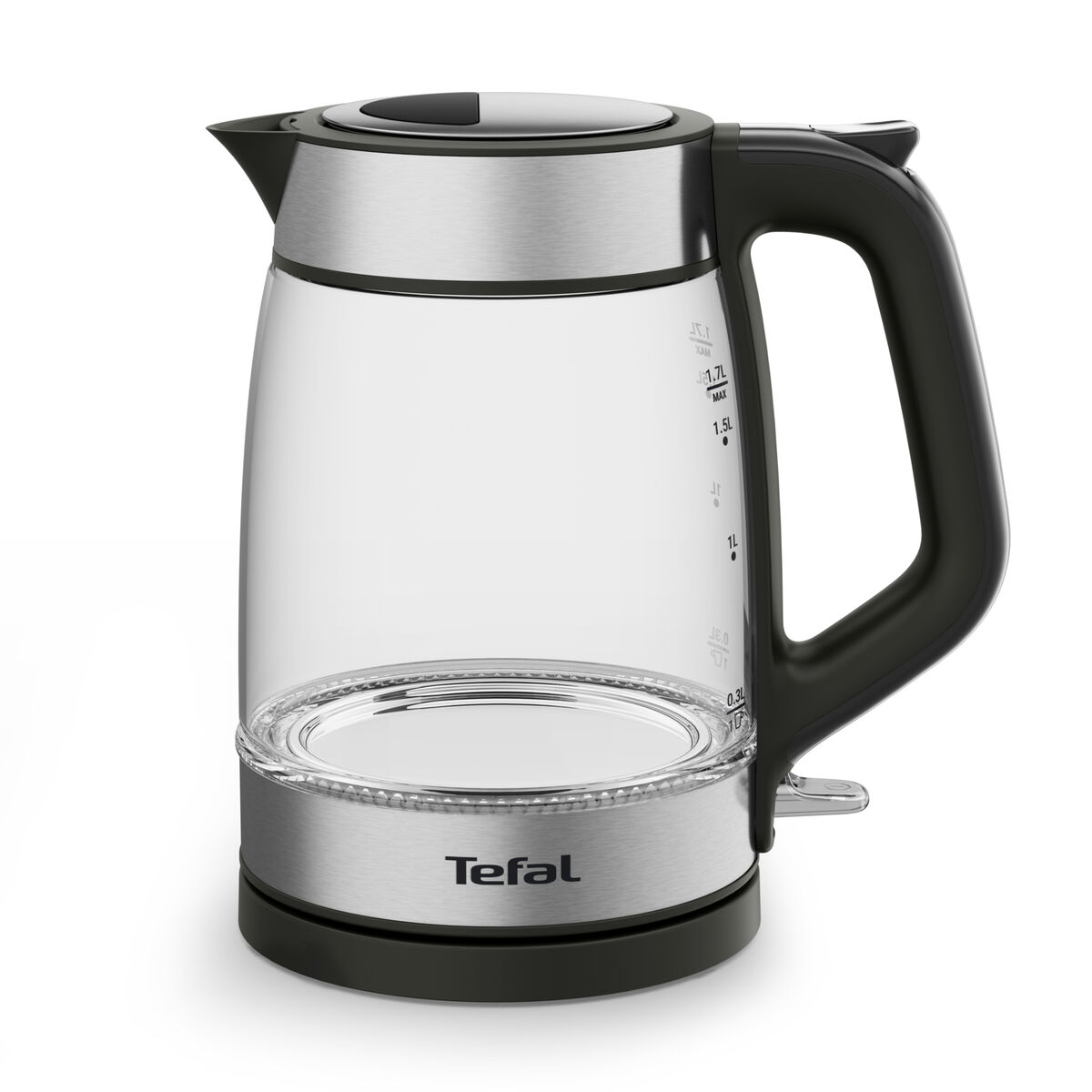 Kettle Tefal KI605830 Black Silver Glass 2200 W 1,7 L