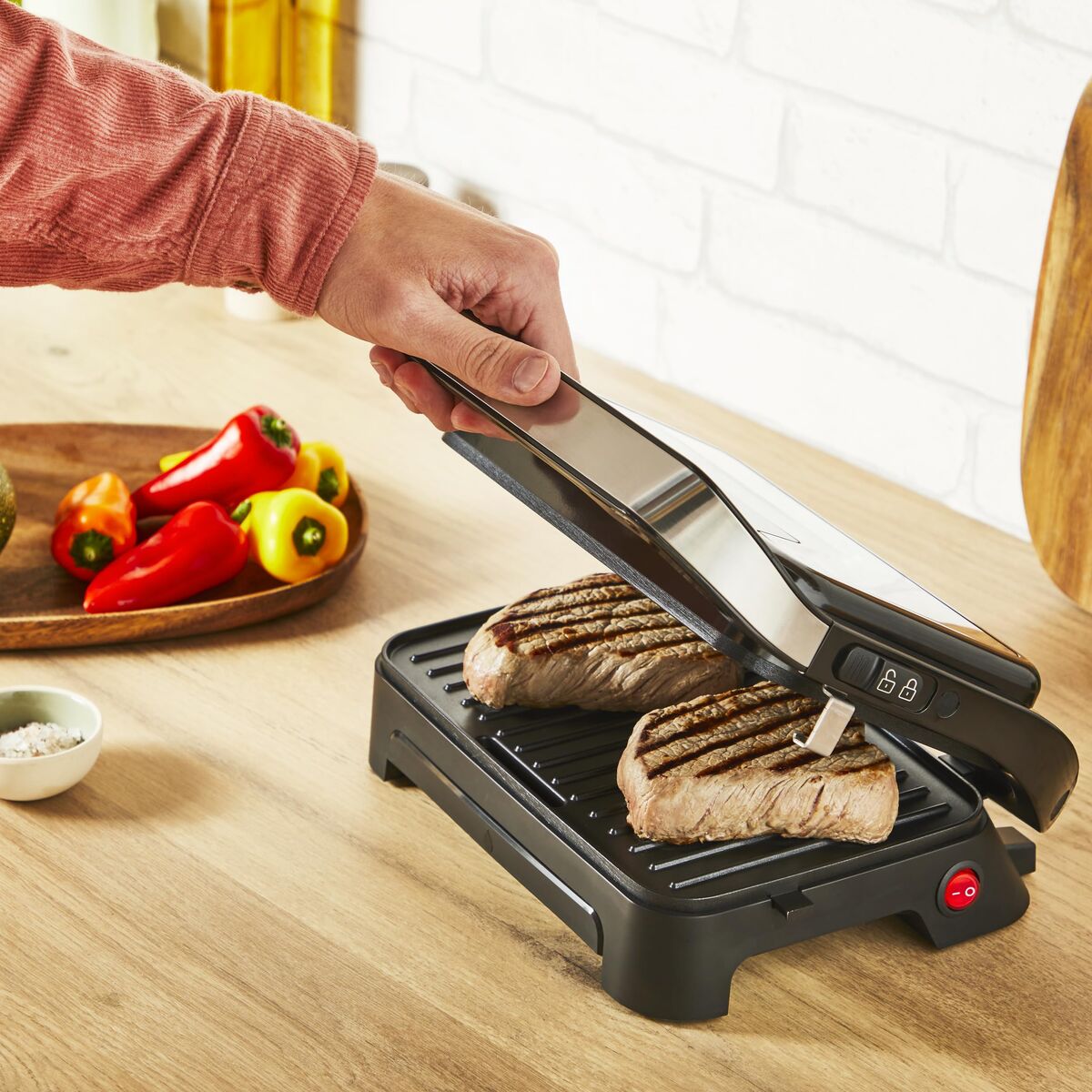 Sandwich Maker Tefal GC270D10 Black 1000 W
