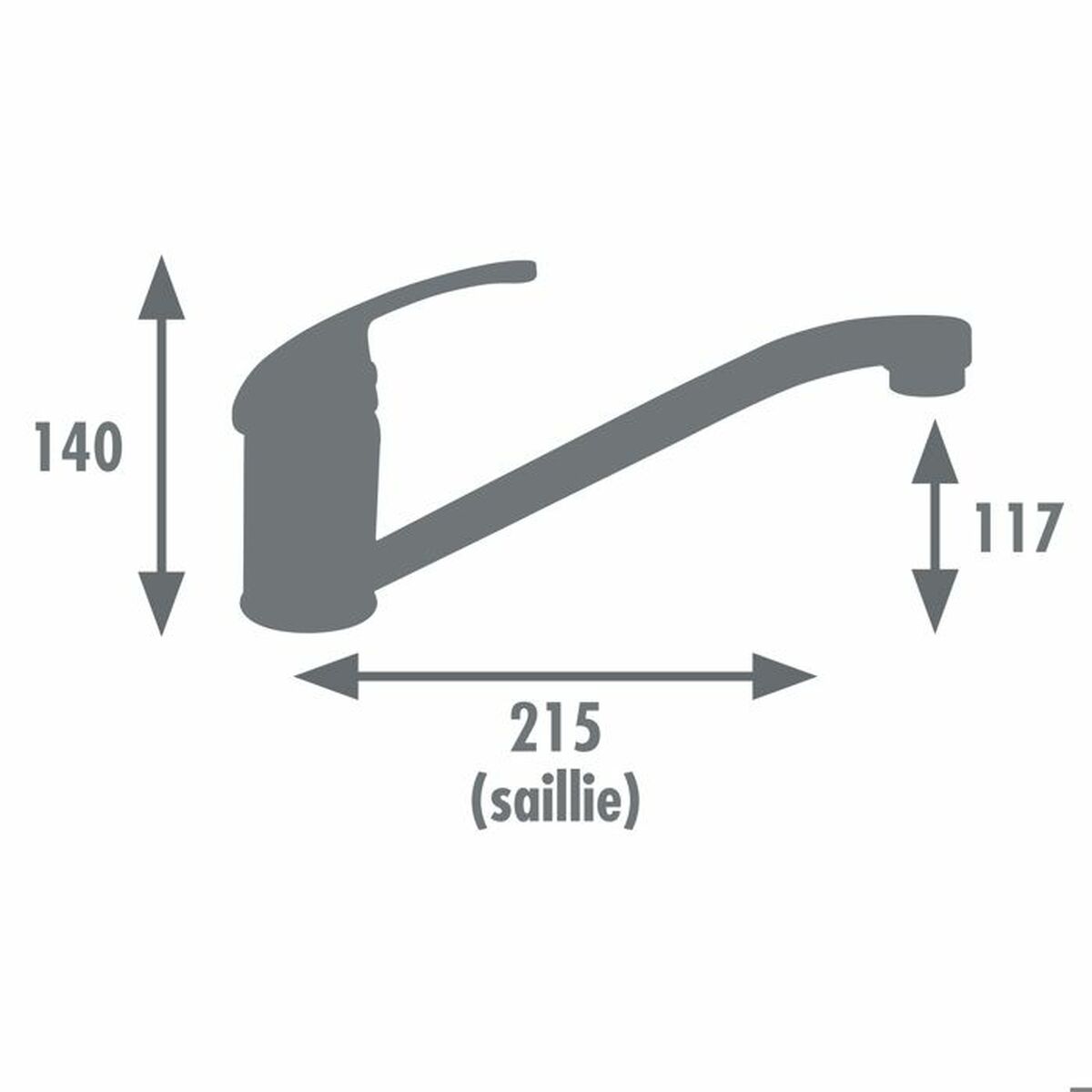 Mixer Tap Edouard Rousseau CARDIFF Stainless steel