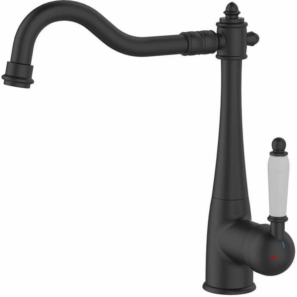 Kitchen Tap Rousseau RETRO Black Matte finish Kitchen Tap Rousseau RETRO Black Matte finish