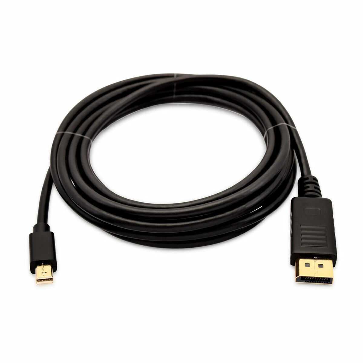 Mini DisplayPort to DisplayPort Cable V7 V7MDP2DP-03M-BLK-1E Black 3 m Mini DisplayPort to DisplayPort Cable V7 V7MDP2DP-03M-BLK-1E Black 3 m
