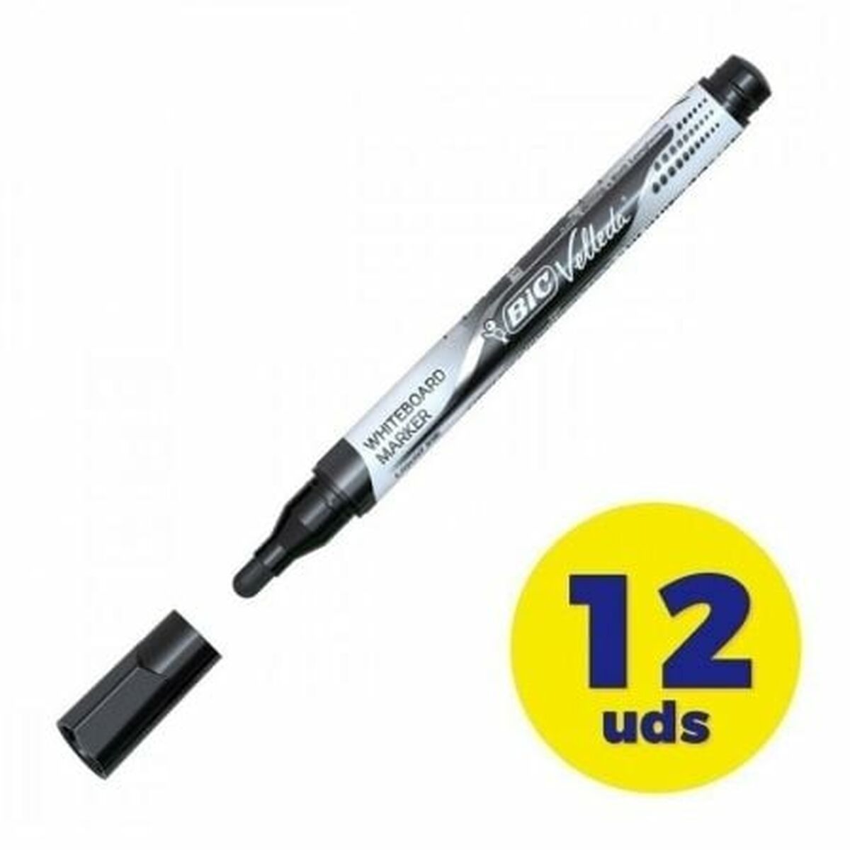 Marker pen/felt-tip pen Bic 902088 Black Marker pen/felt-tip pen Bic 902088 Black