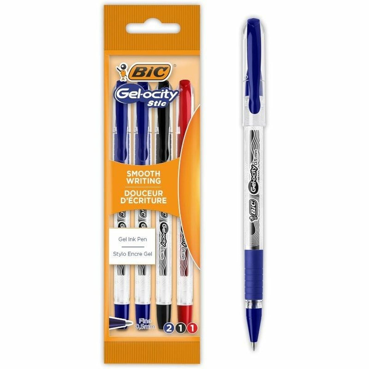 Set of Biros Bic Gelocity Stic 992599 Set of Biros Bic Gelocity Stic 992599