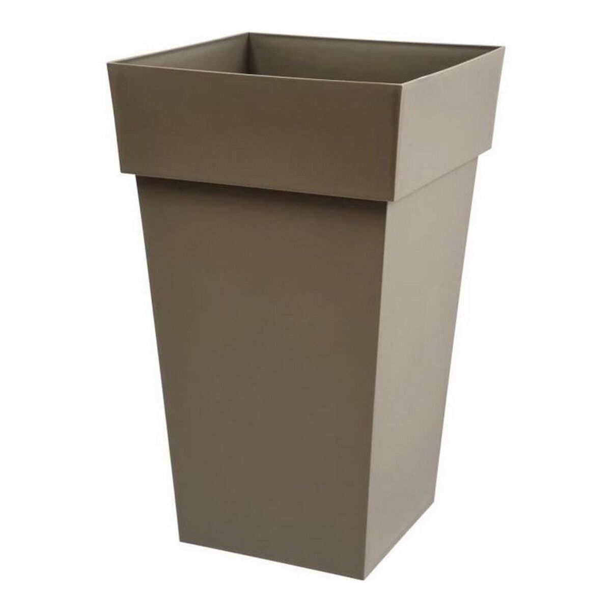 Plant pot EDA Tuscan Taupe Squared polypropylene (39 x 39 x 65 cm) Plant pot EDA Tuscan Taupe Squared polypropylene (39 x 39 x 65 cm)