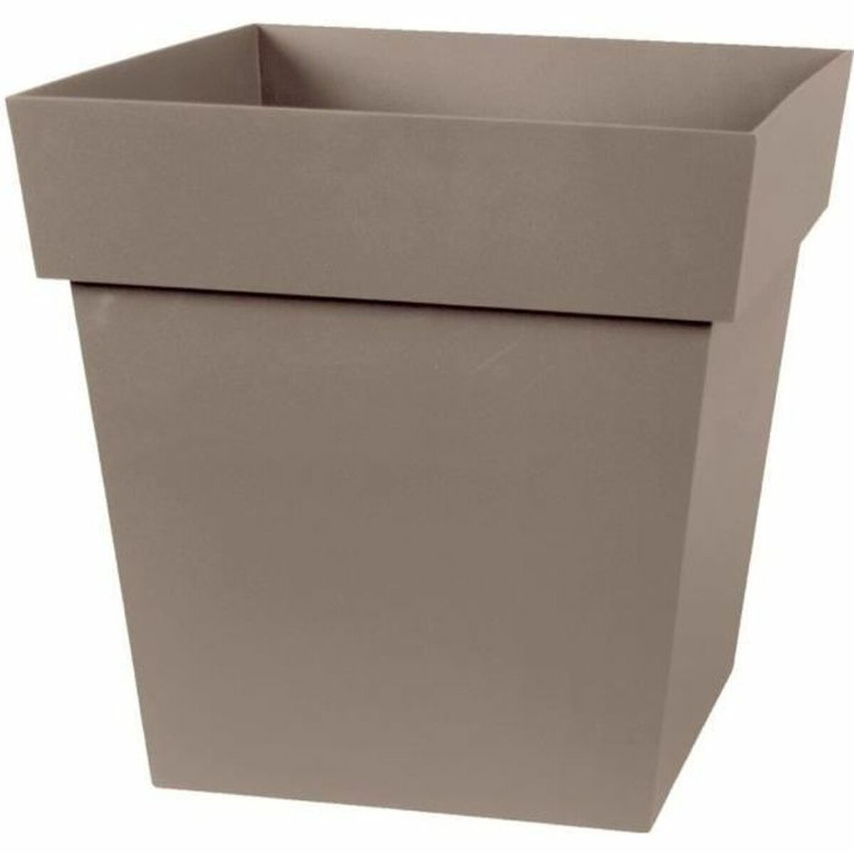Plant pot EDA Brown Taupe 32 x 32 x 32 cm Plant pot EDA Brown Taupe 32 x 32 x 32 cm