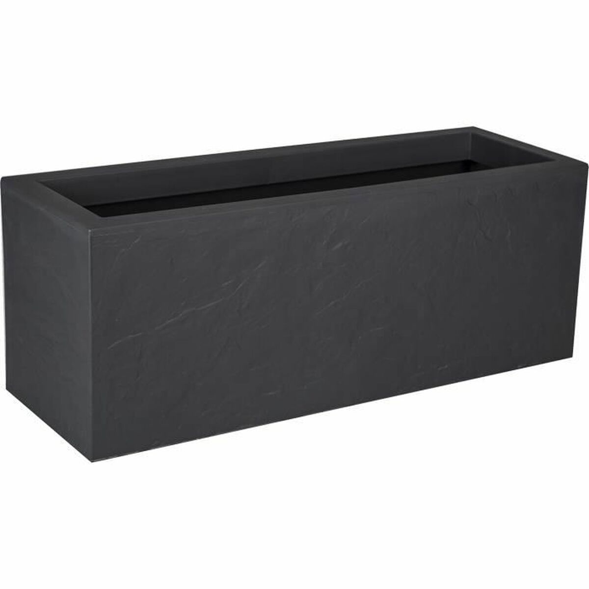 Plant pot EDA Black Anthracite 79,5 x 29,5 x 29,5 cm Plant pot EDA Black Anthracite 79,5 x 29,5 x 29,5 cm