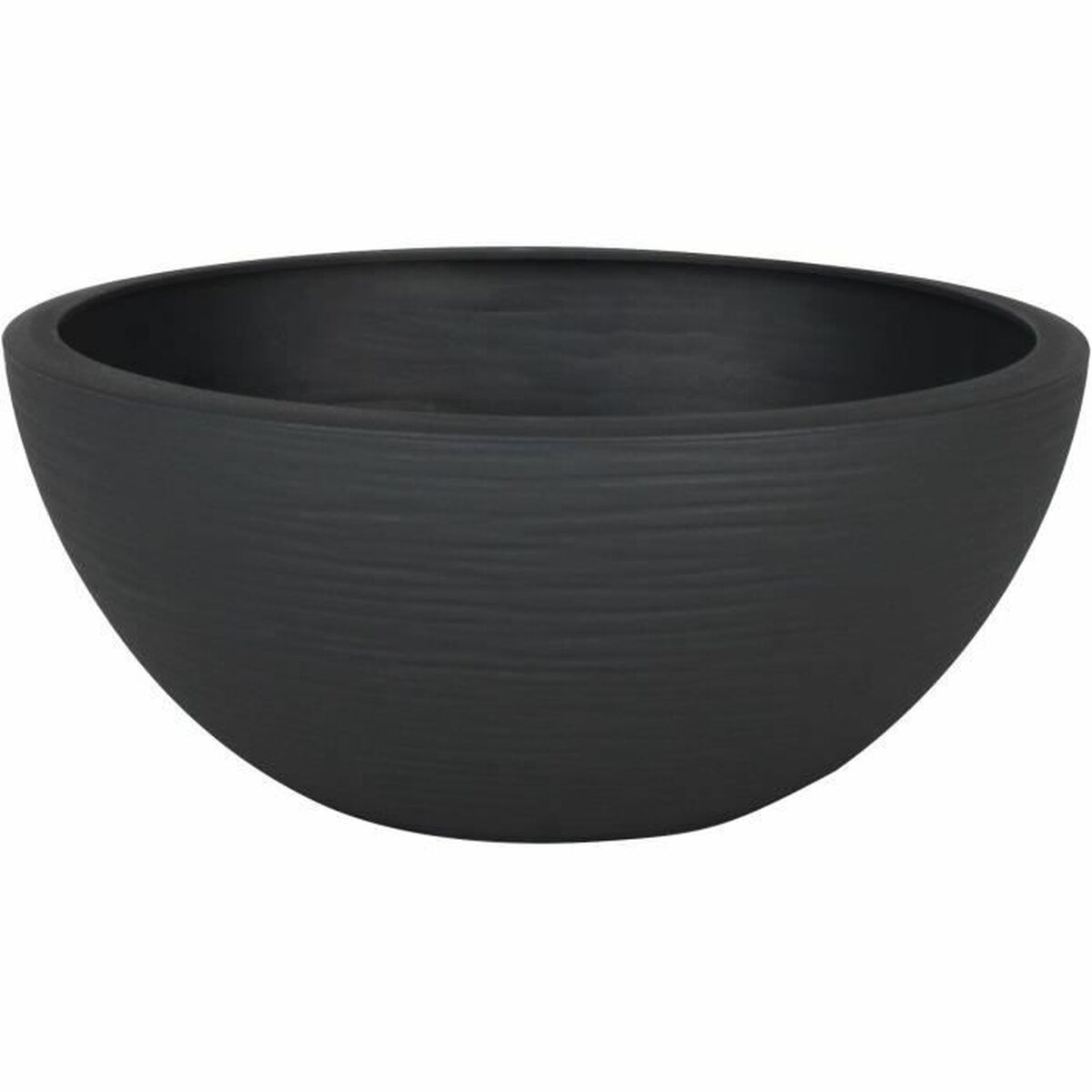 Plant pot EDA Black Anthracite Ø 25 cm Plant pot EDA Black Anthracite Ø 25 cm