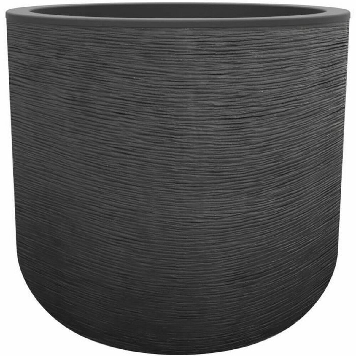 Plant pot EDA Grey Plastic Circular Ã 40 cm