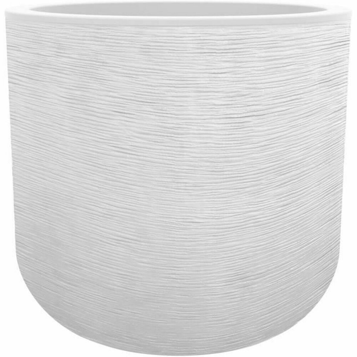 Plant pot EDA White Plastic Circular Ø 40 cm Plant pot EDA White Plastic Circular Ø 40 cm