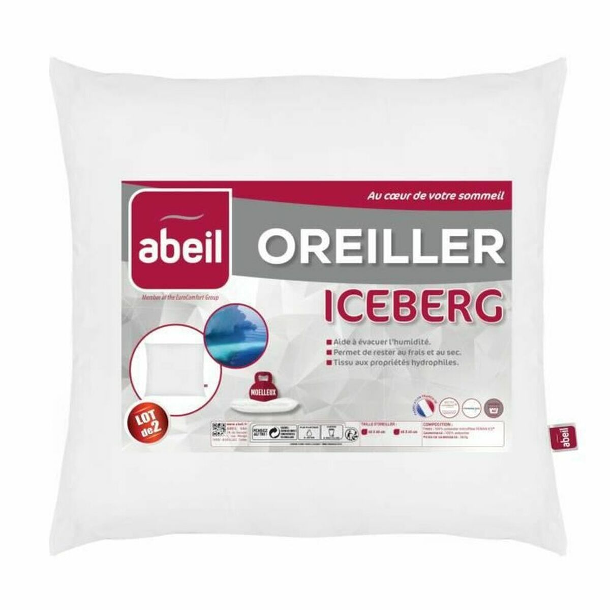 Set of 2 Pillows Abeil (2 Units) Set of 2 Pillows Abeil (2 Units)