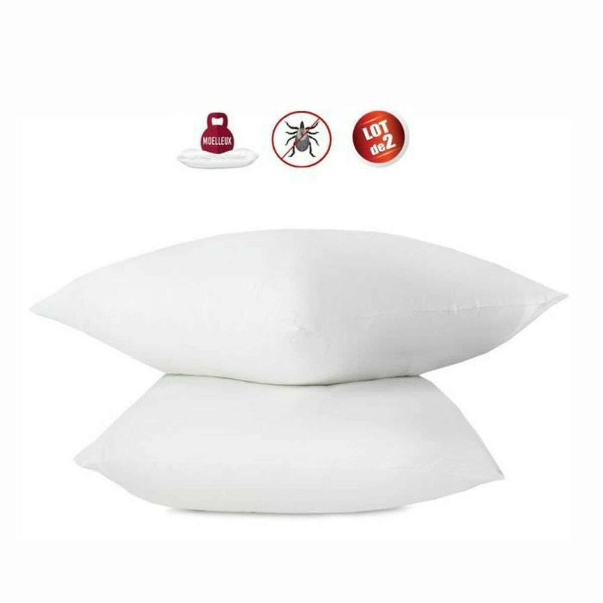 Set of 2 Pillows Abeil 60 x 60 cm (2 Units) Set of 2 Pillows Abeil 60 x 60 cm (2 Units)