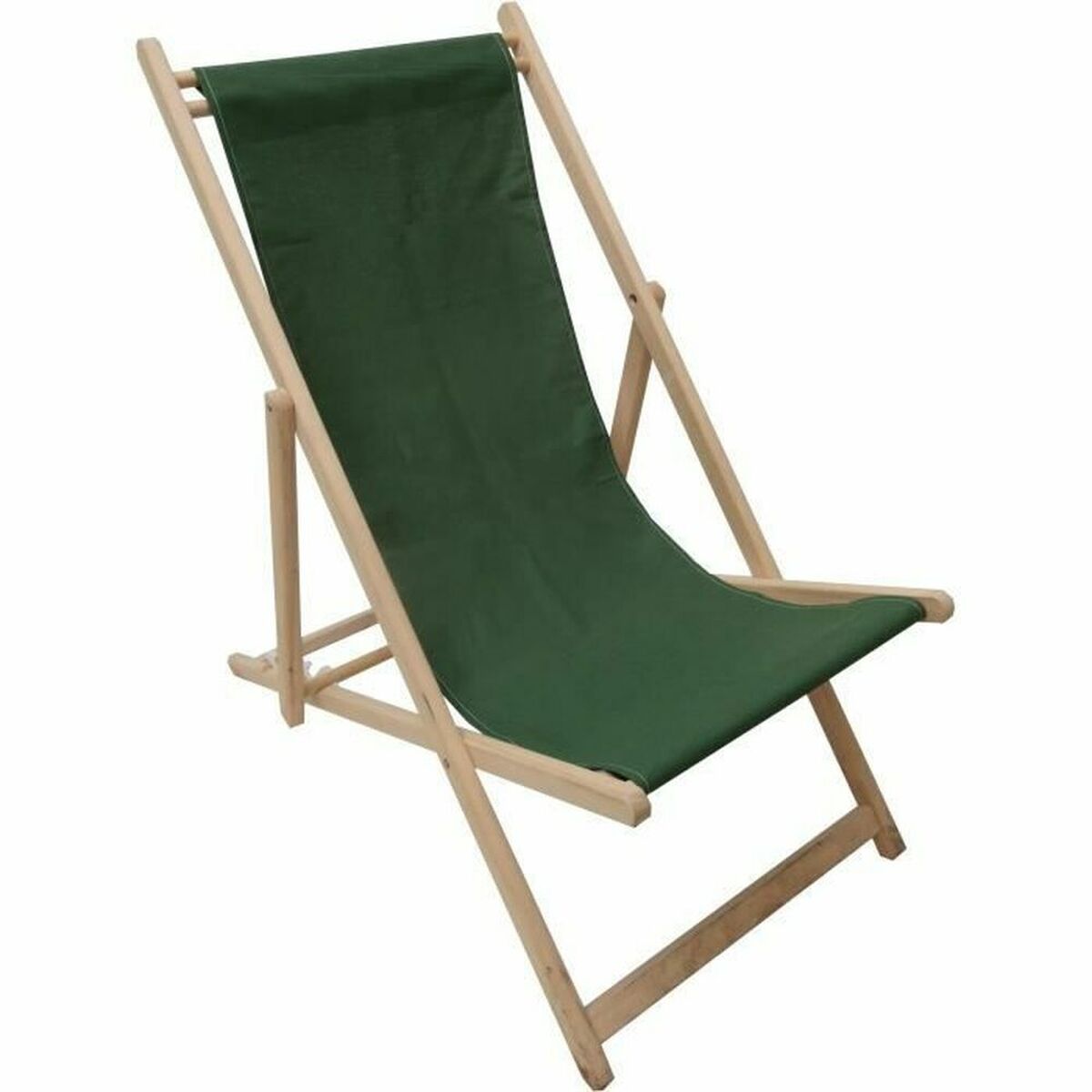 Sun-lounger Jardin Prive Green 132 x 55 x 35 cm beech wood Sun-lounger Jardin Prive Green 132 x 55 x 35 cm beech wood