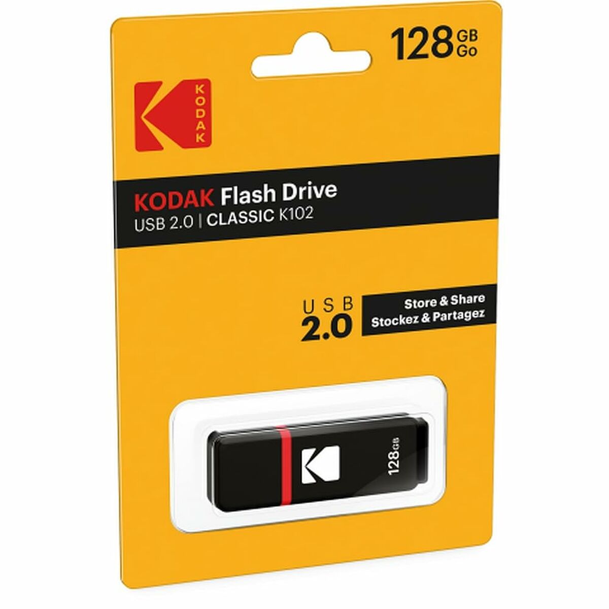 Micro SD Memory Card with Adaptor Kodak EKMMD128GK102