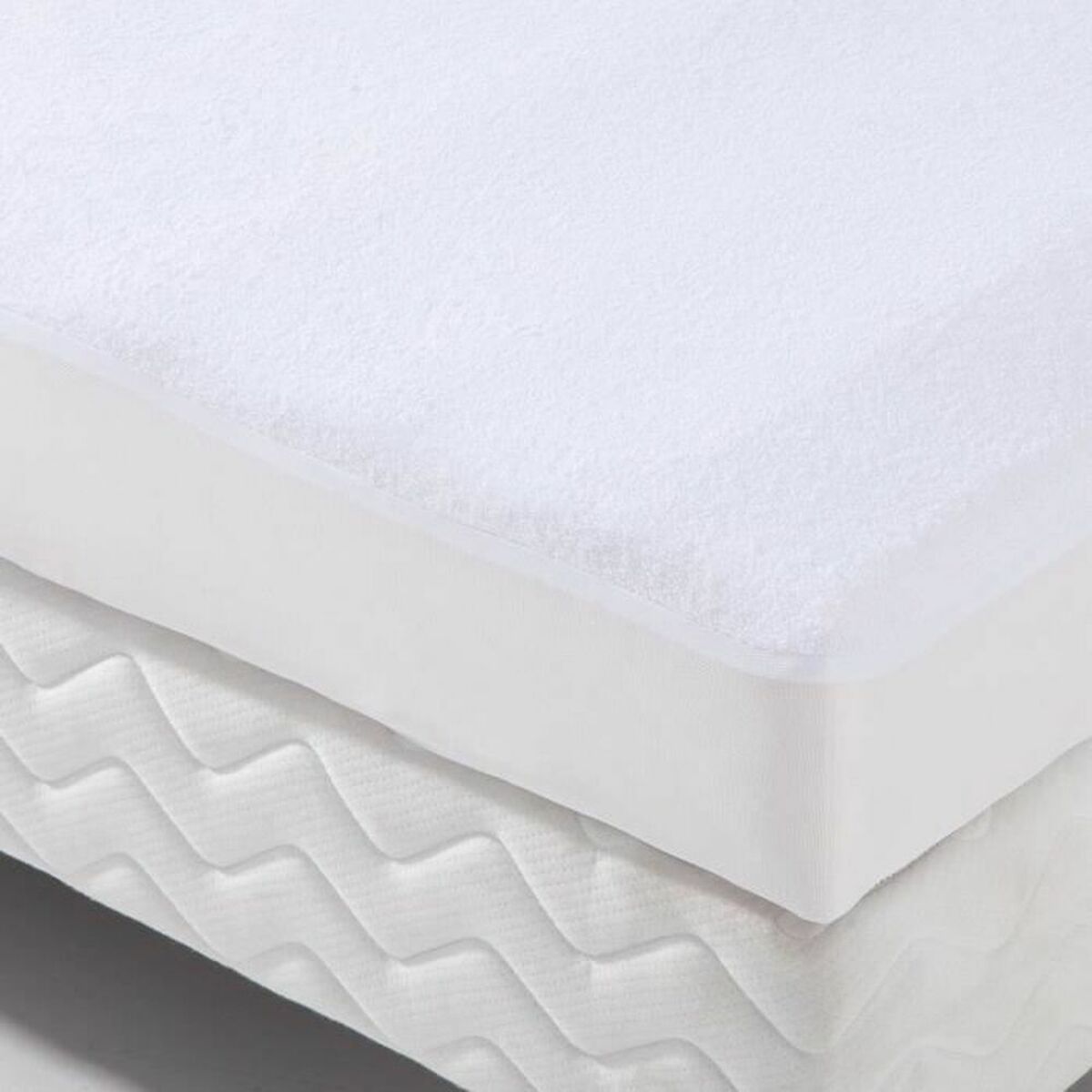 Mattress protector Poyet Motte White 120 x 190 cm Mattress protector Poyet Motte White 120 x 190 cm