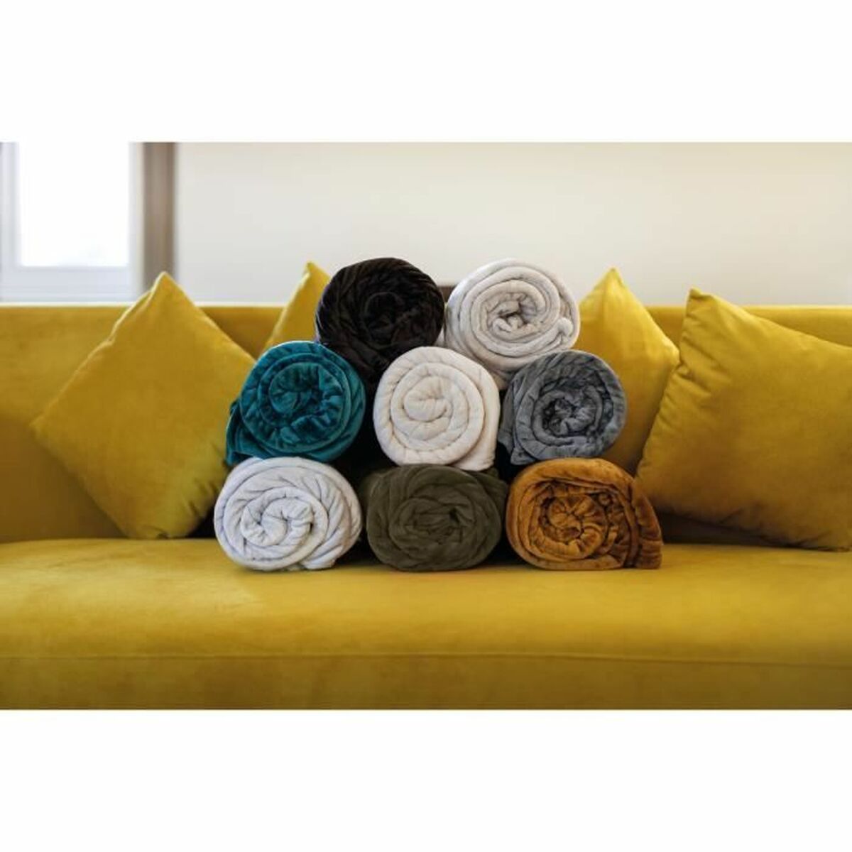 Blanket Toison D’or 130 x 170 cm Black