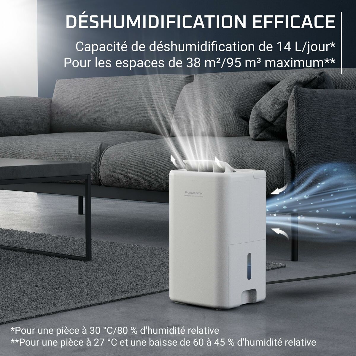 Dehumidifier Rowenta DH5250F0 300 W 3 L
