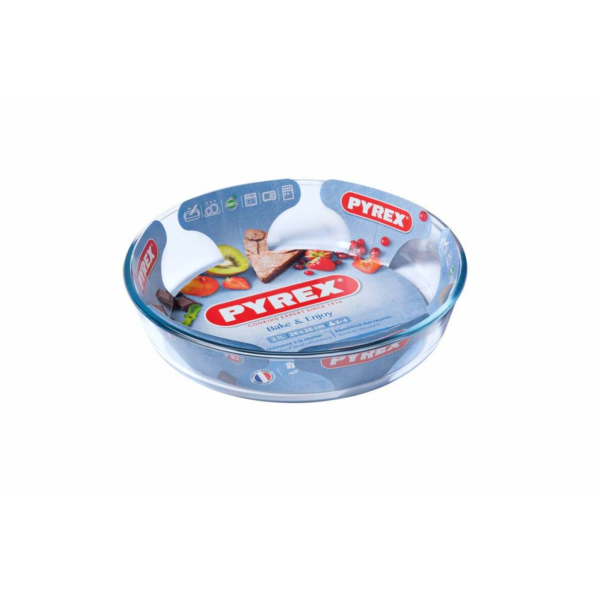Cake Mould Pyrex Classic Vidrio  26 cm Transparent