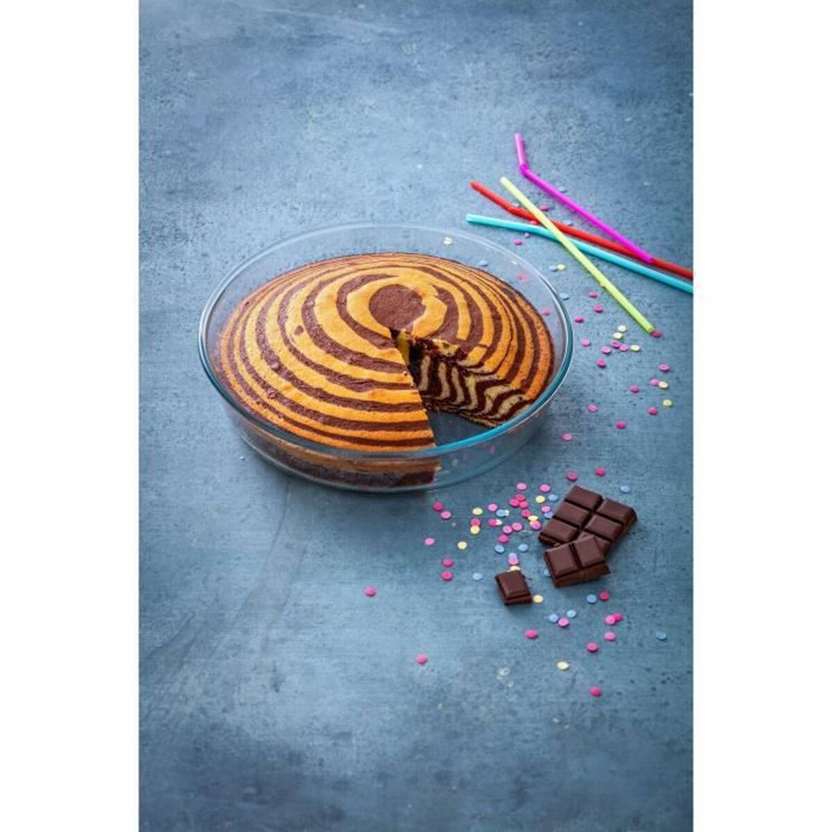 Cake Mould Pyrex Classic Vidrio  26 cm Transparent