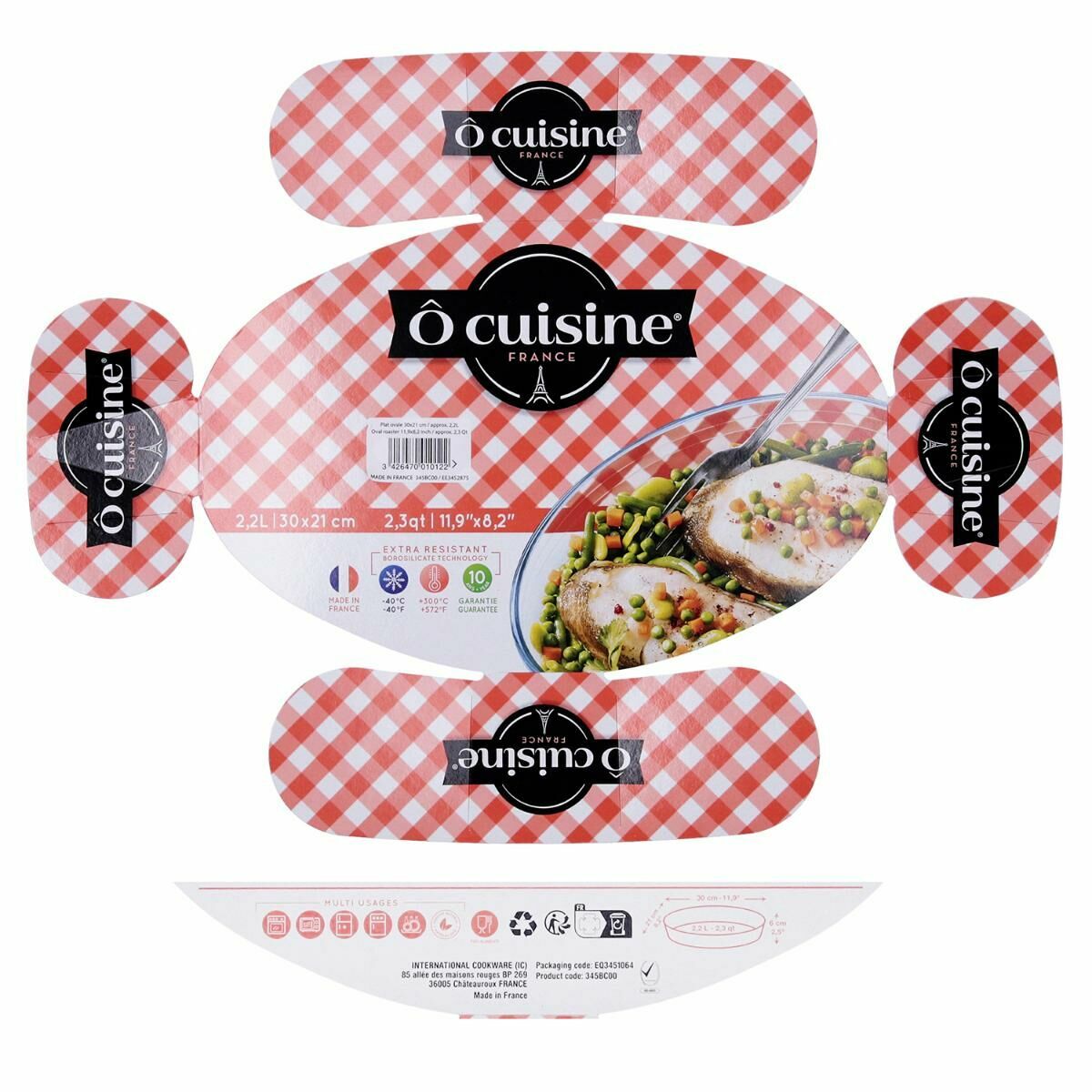 Cake Mould Pyrex Classic Vidrio  26 cm Transparent