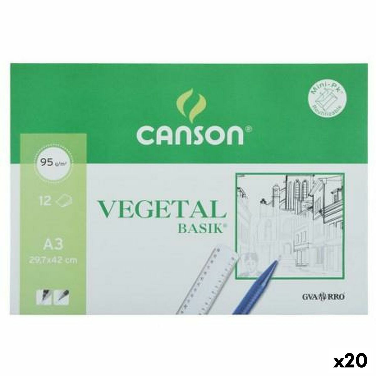 Tracing Paper Canson A3 12 Sheets (20 Units) Tracing Paper Canson A3 12 Sheets (20 Units)