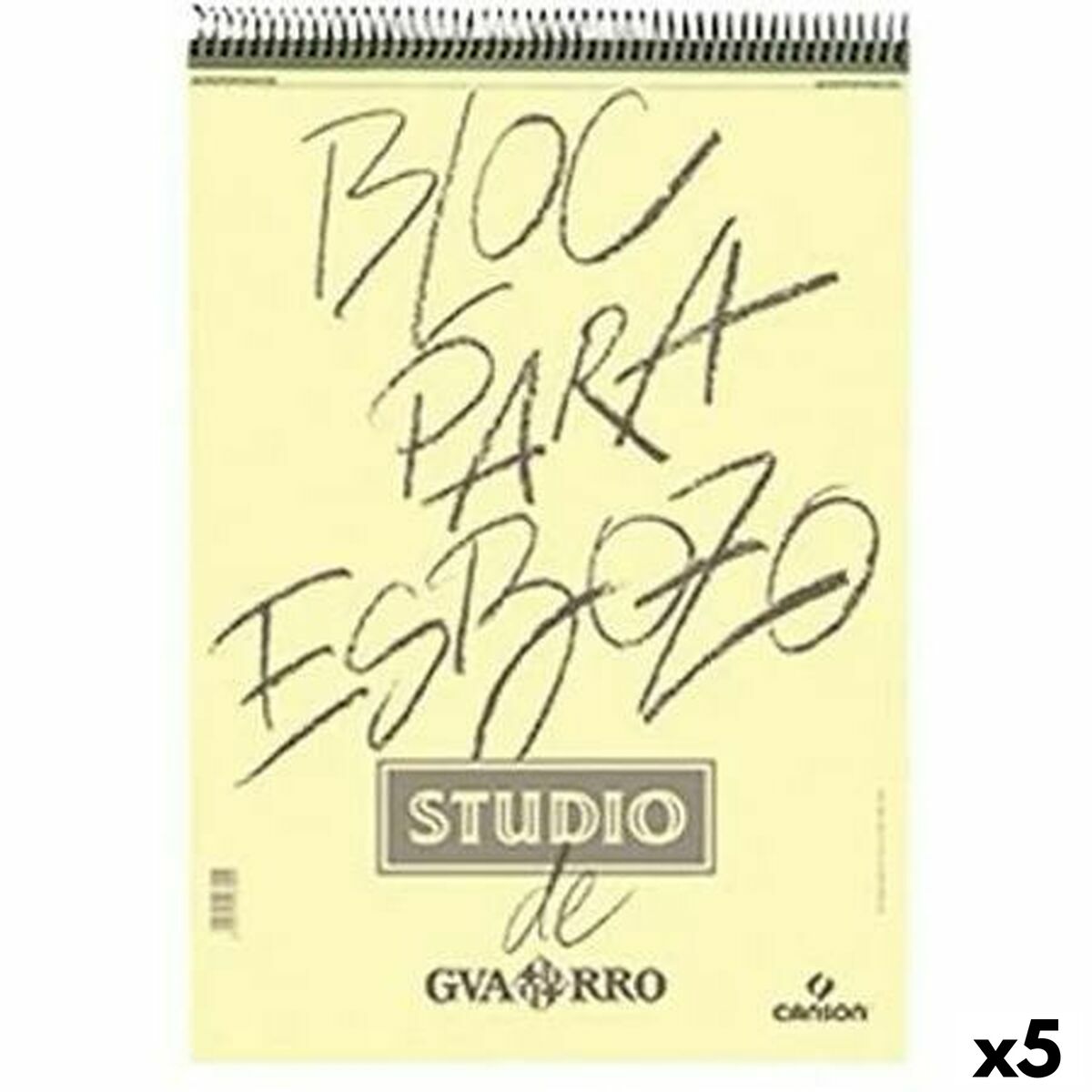 Drawing Pad Canson A5 50 Sheets (5 Units) Drawing Pad Canson A5 50 Sheets (5 Units)
