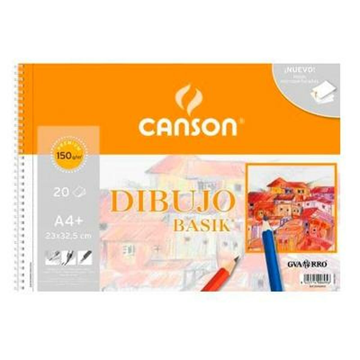Drawing Pad Canson Basik Smooth Micro perforated Drawing Pad Canson Basik Smooth Micro perforated