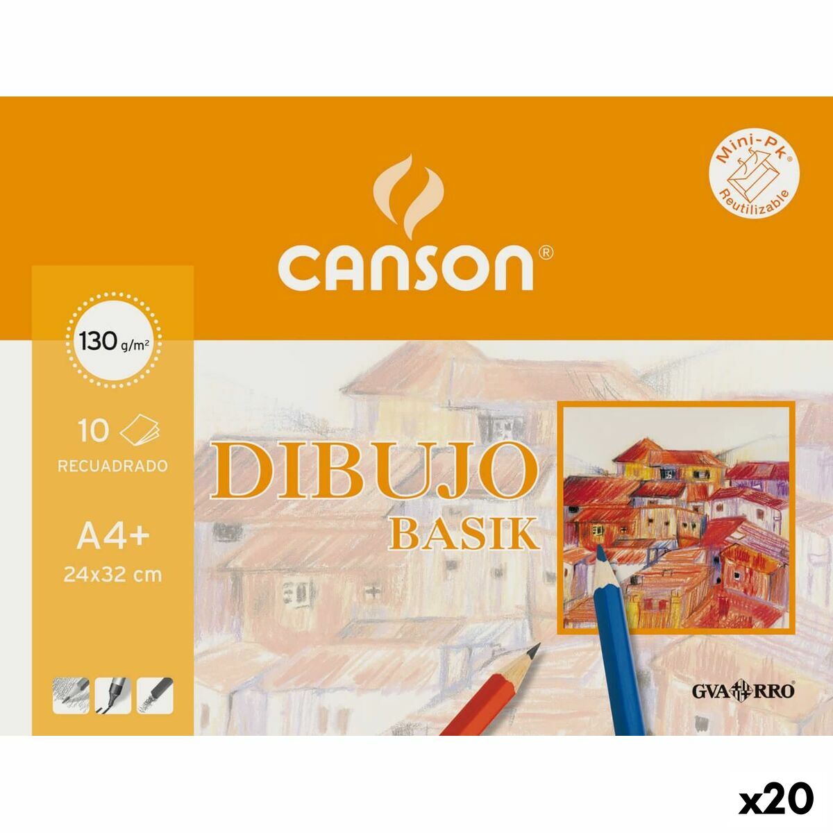 Drawing Pad Canson 10 Sheets A4 (20 Units) Drawing Pad Canson 10 Sheets A4 (20 Units)