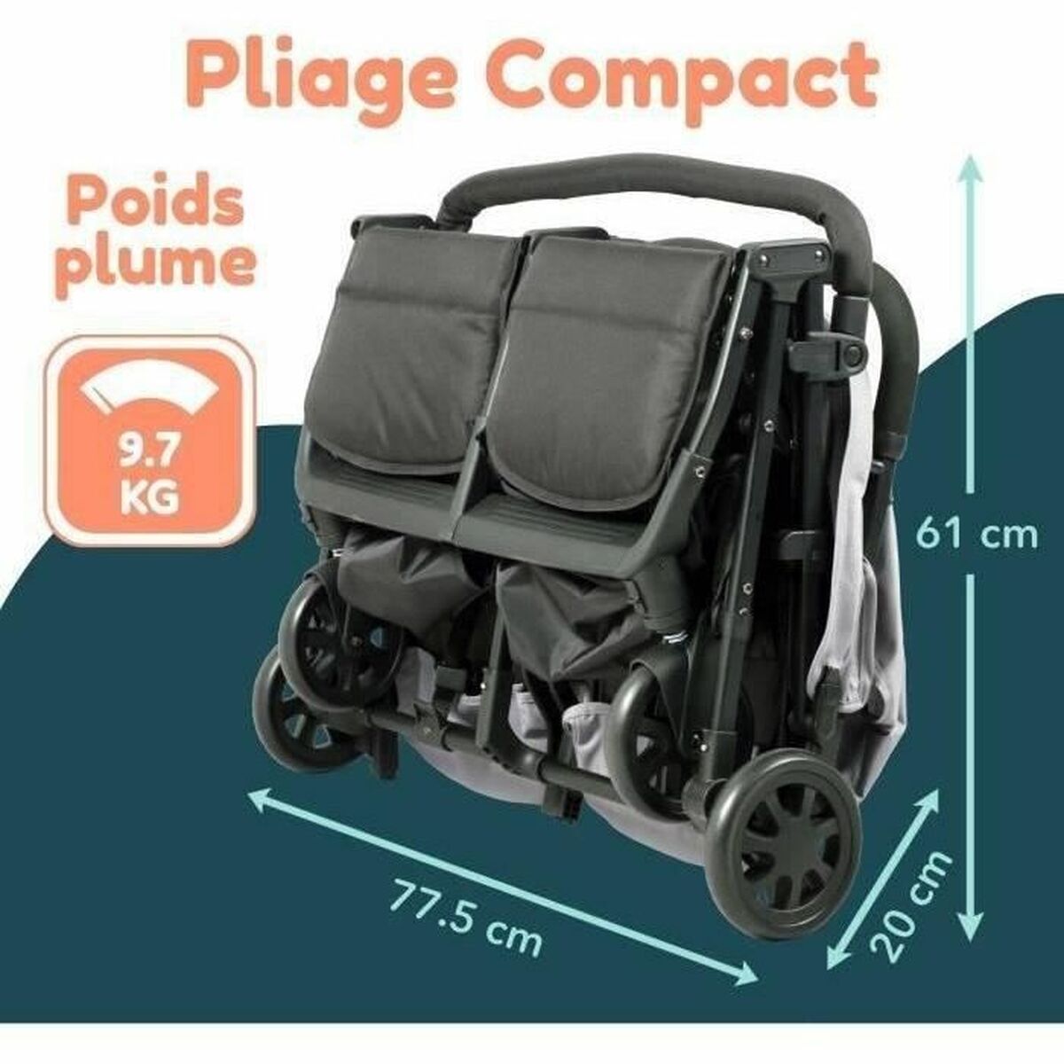 Baby’s Pushchair Bambisol Grey