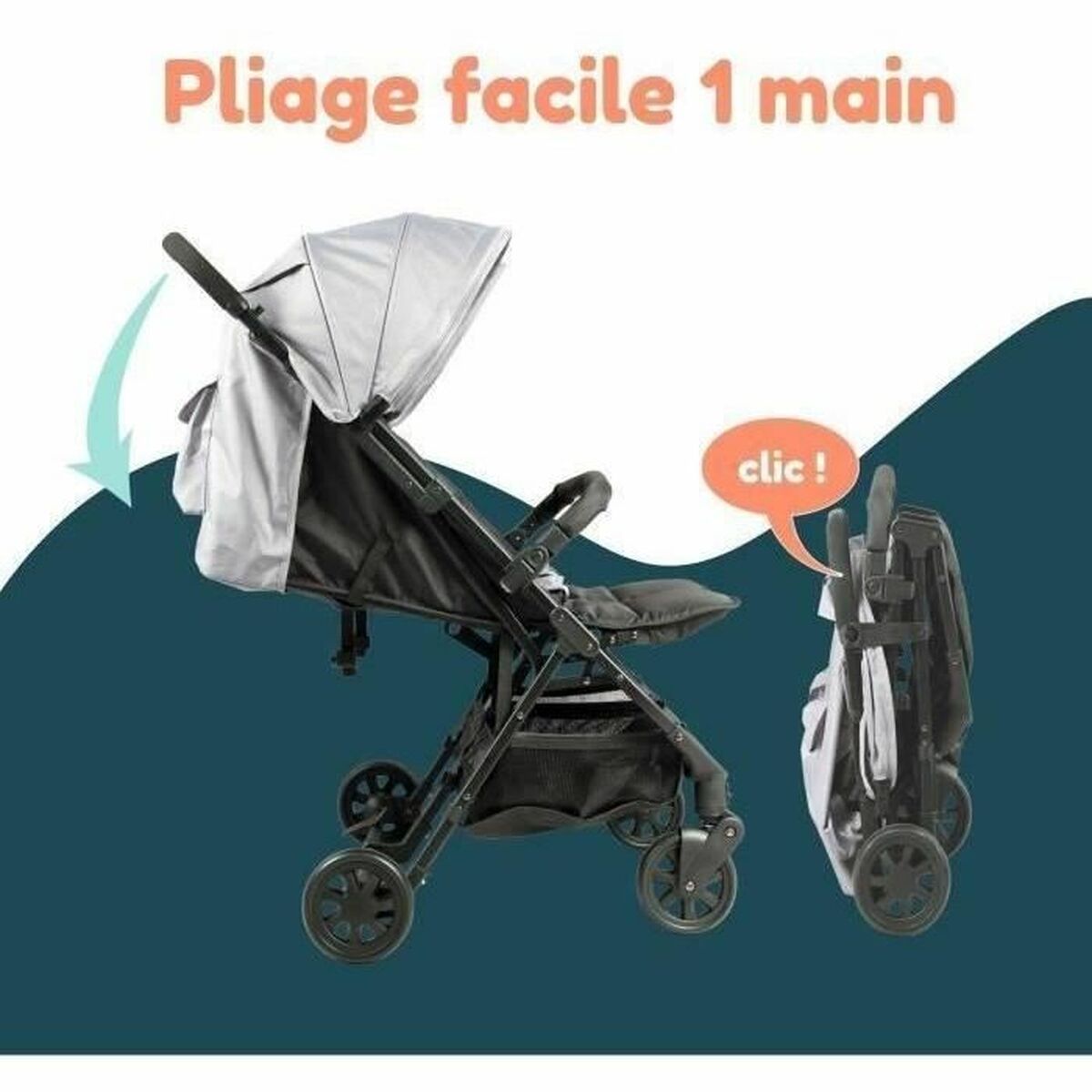 Baby’s Pushchair Bambisol Grey
