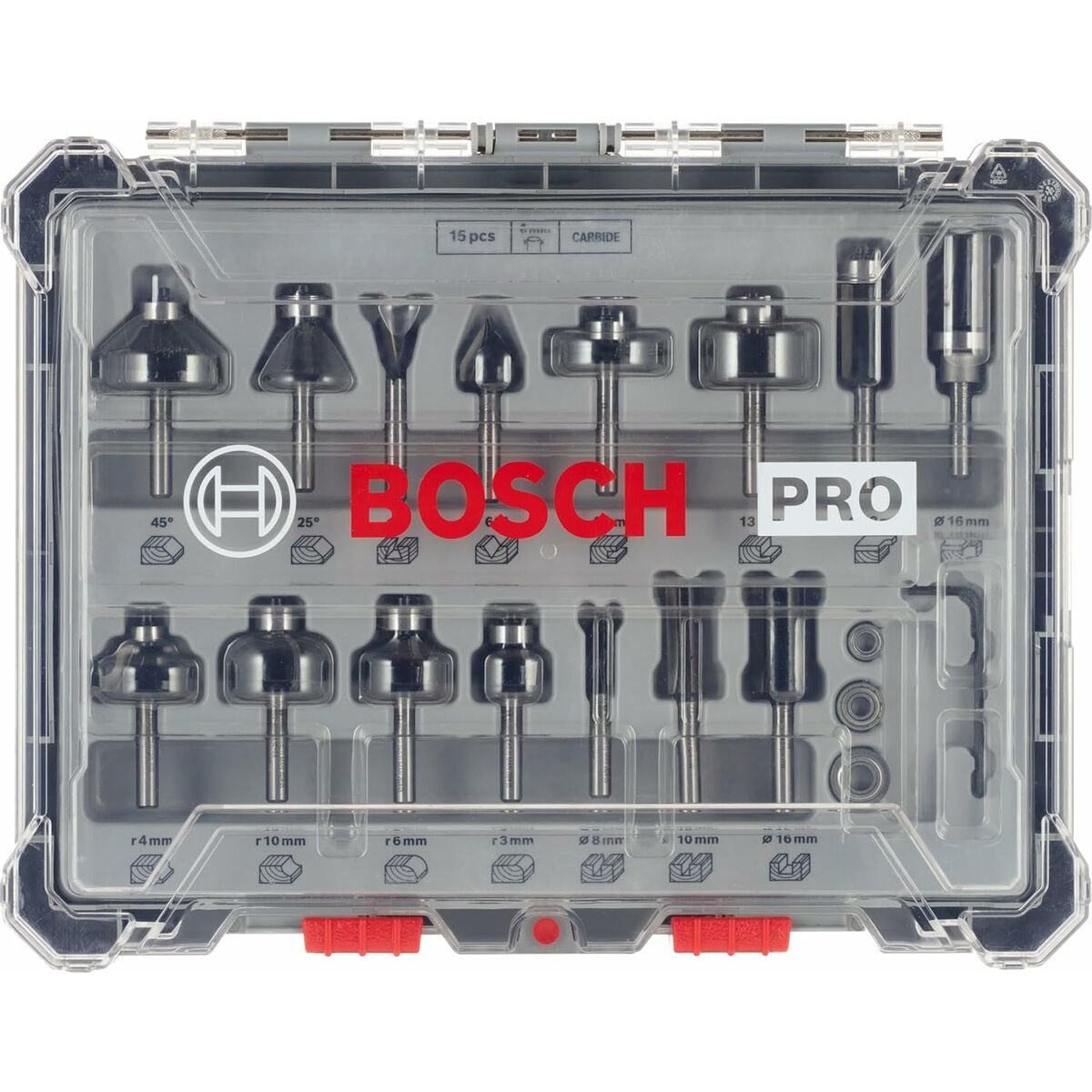 Accessories set BOSCH 2607017471 15 Pieces