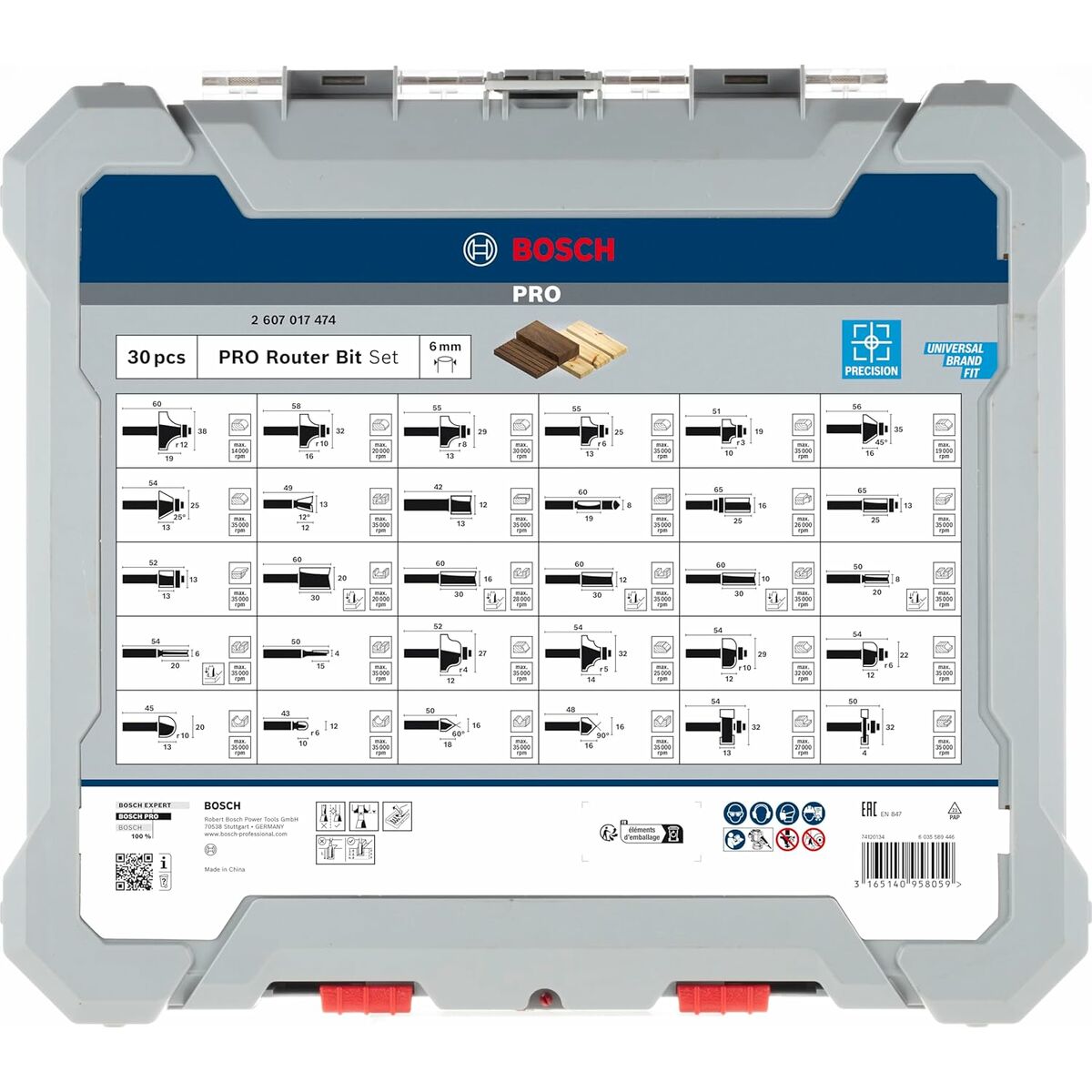 Accessories set BOSCH 30 Pieces