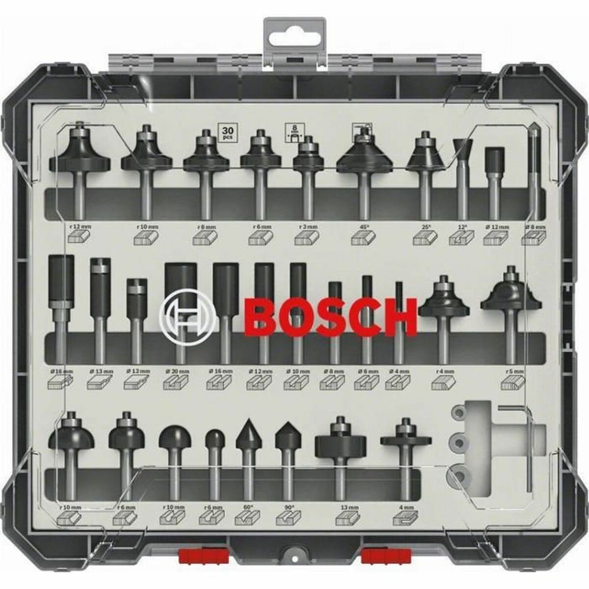 Accessories set BOSCH 2607017475 30 Pieces Accessories set BOSCH 2607017475 30 Pieces