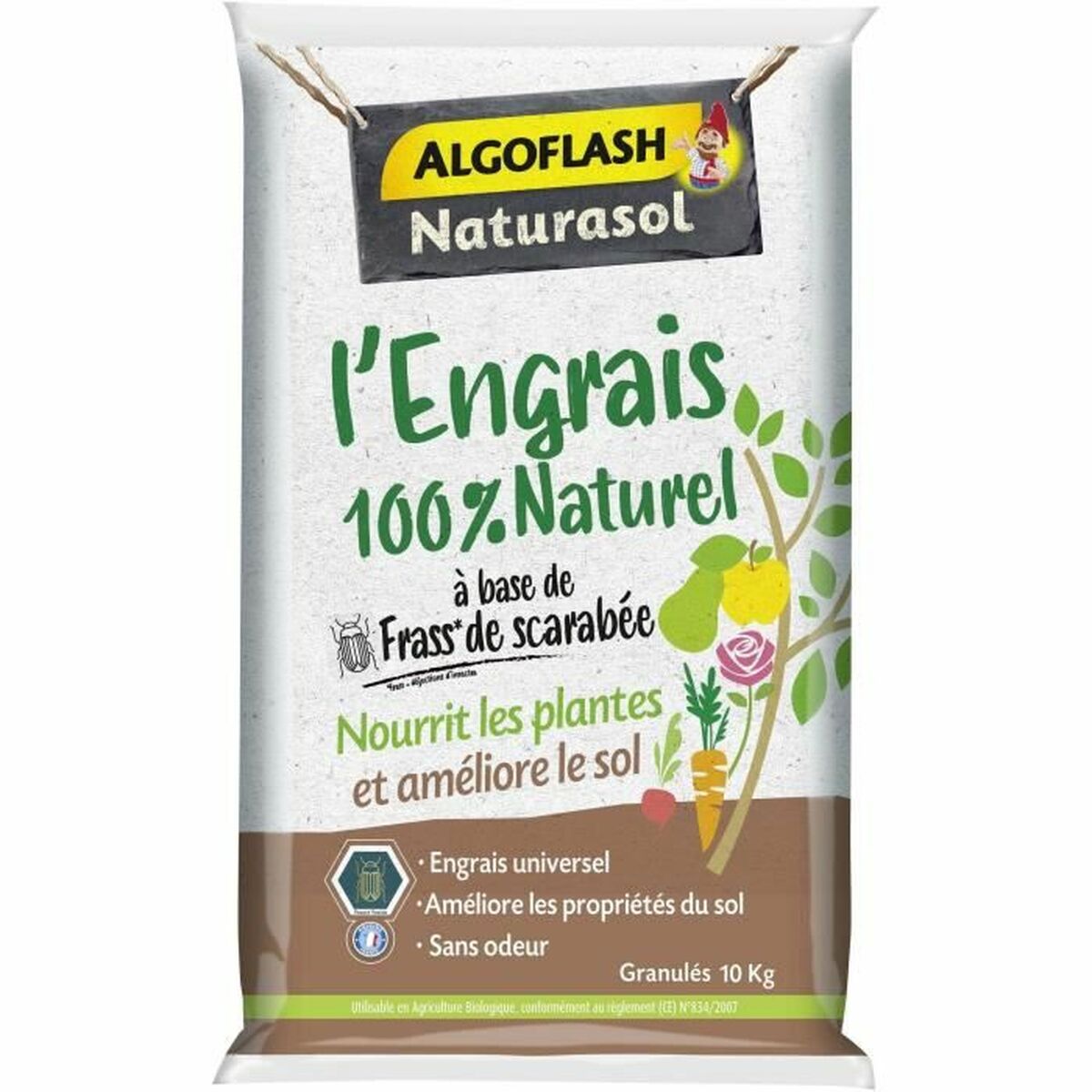 Plant fertiliser Algoflash Naturasol 10 kg Plant fertiliser Algoflash Naturasol 10 kg