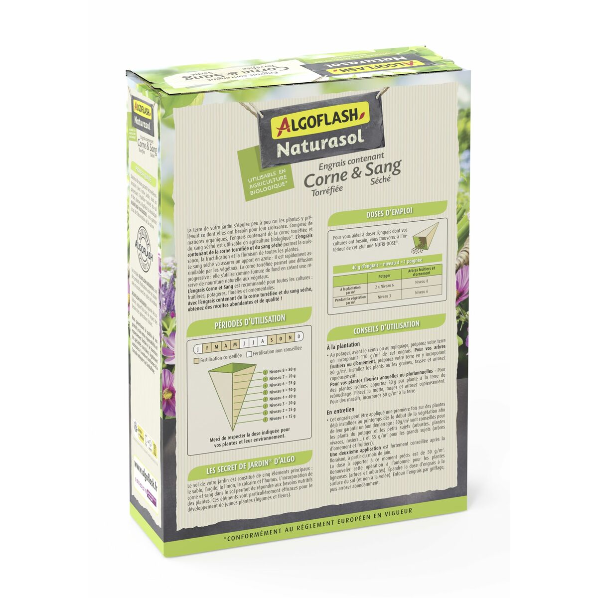 Plant fertiliser Algoflash 1,5 Kg
